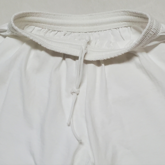 VINTAGE Cal Cru Cocoa Beach Florida White High Waisted Pull-On Casual Shorts L - Picture 7 of 11
